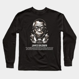 James Baldwin Long Sleeve T-Shirt